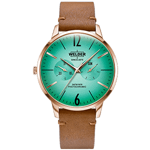 Changing moods, changing colour of glass: Welder Moody Watch with 